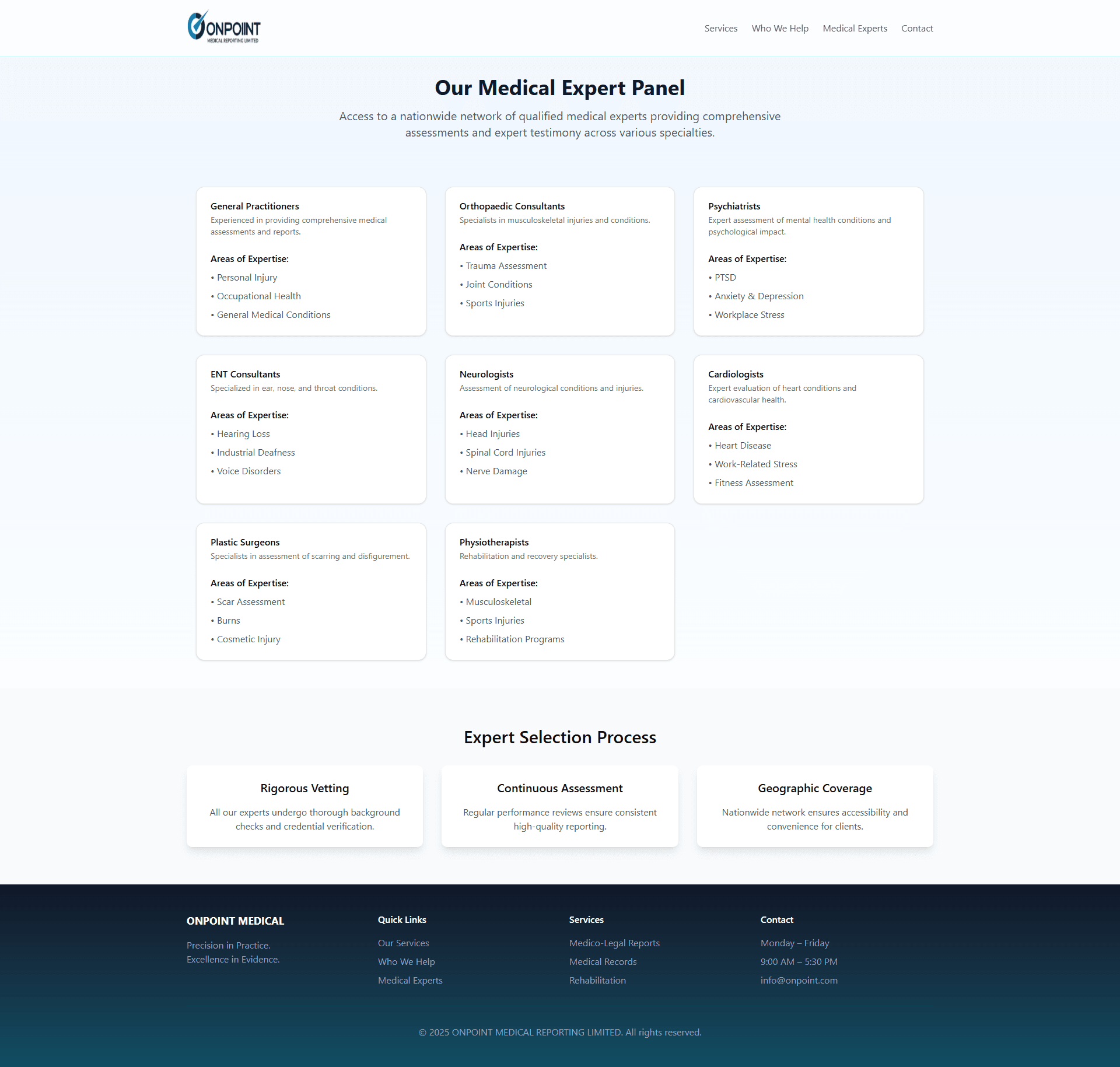 Hospital Website: Hospital2