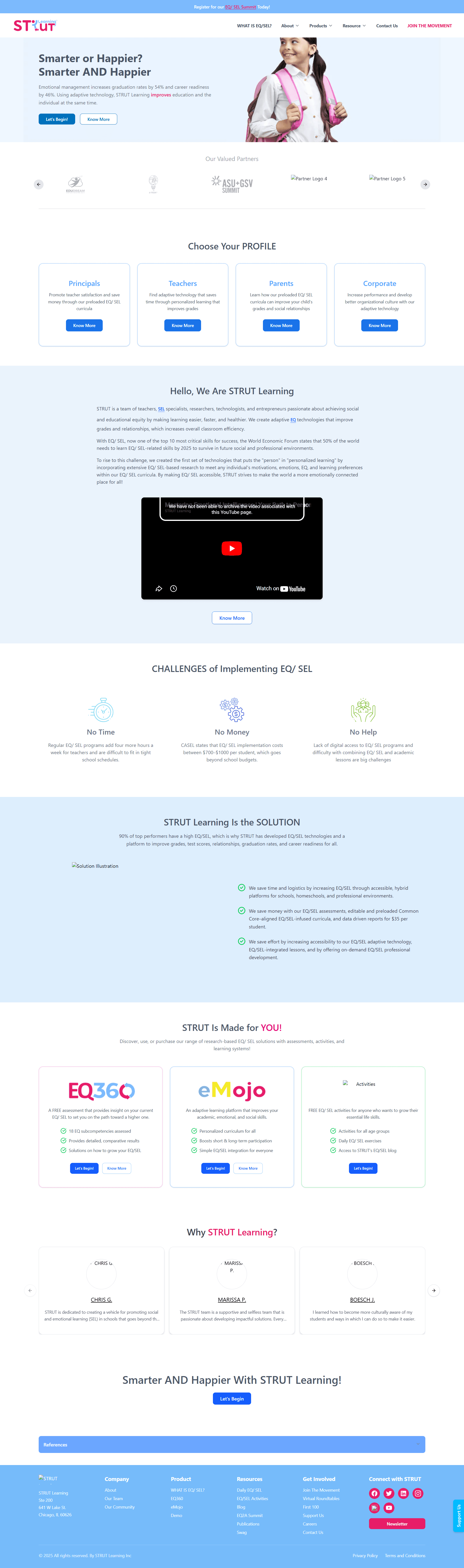 STRUT Learning   Empowering Social-Emotional Learning Through Technology